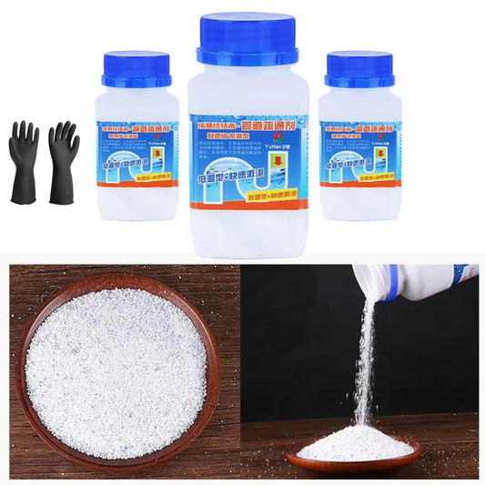 DÉBOUCHEUR DE CANALISATION ULTRA-PUISSANT : 1 ACHETÉ = 1 OFFERT + UNE PAIRE DE GANTS GRATUITE !